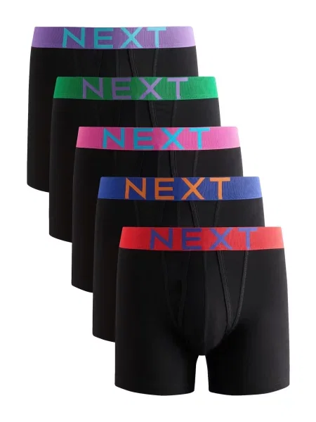Next Boxeri albastru deschis / verde pin / roz negru
