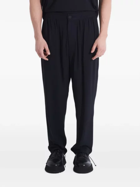 Pantaloni Tessitura conici negru
