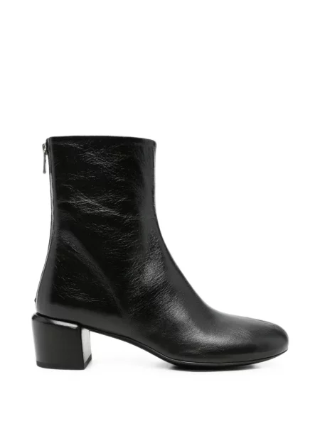 Cizme scurte Officine Creative din piele negru
