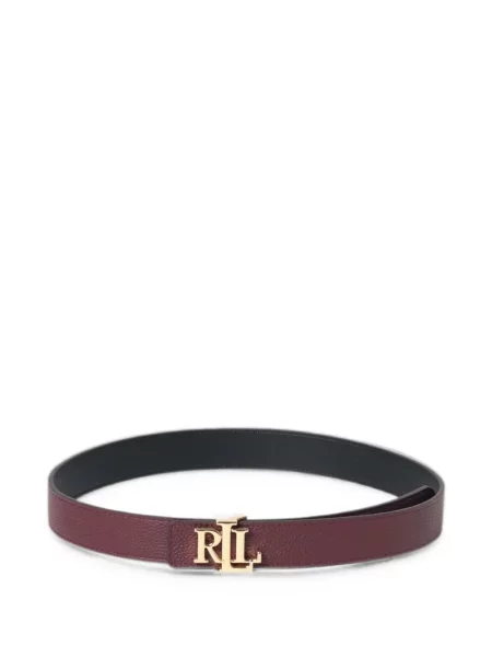 Reversibil curea Lauren Ralph Lauren cu autograf roșu