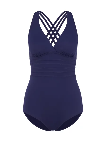 LASCANA Costum de baie întreg bleumarin