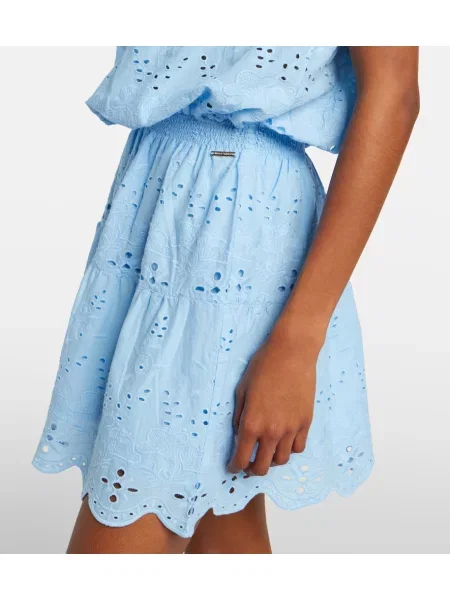 Rochie Melissa Odabash cu broderie albastru