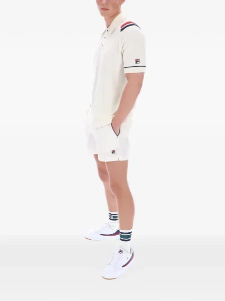 Tricou polo Fila din material terry