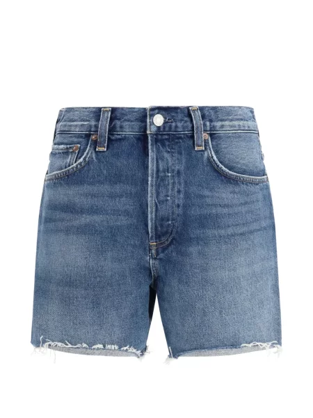 Szorty jeansowe Agolde niebieskie