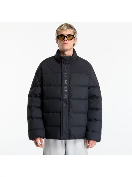 Jachetă Jordan Flight Down Puffer Jacket Black/ Black/ Black S negru