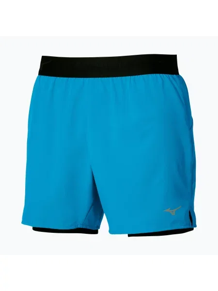 Pantaloni scurți de alergare pentru bărbați Mizuno Core Inches blue jewel albastru