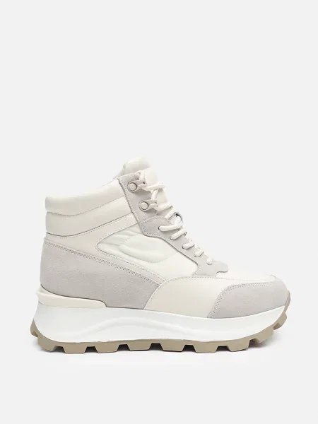 Черевики YUKI молочний замша/нейлон