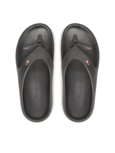 Šlepetės per pirštą Tommy Hilfiger Th Comfort Beach Sandal pilka