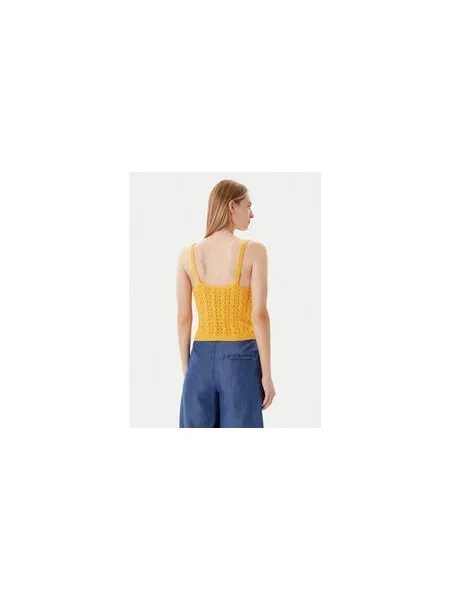 United Colors Of Benetton Felső Slim Fit sárga