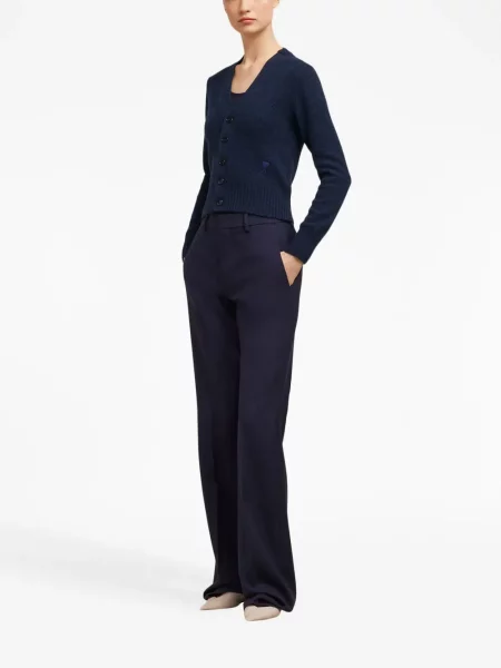 Cardigan Ami Paris albastru