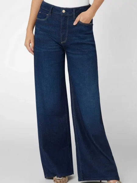 Прямі джинси GUESS темно-синій сині