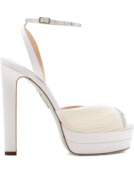 Sandale Aquazzura alb