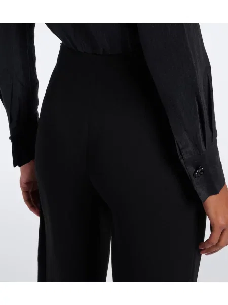 Pantaloni Roland Mouret drapate negru
