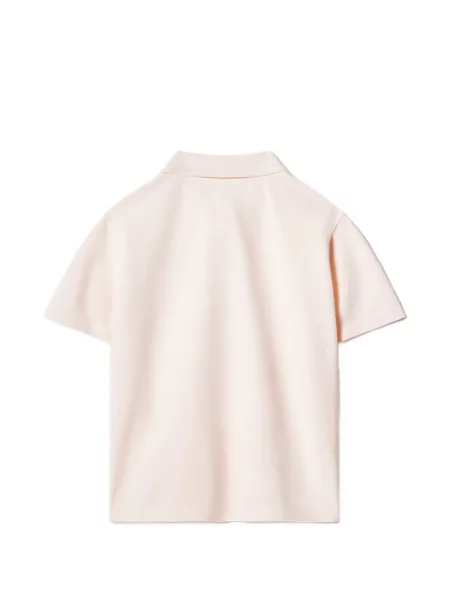 Koszulka polo dziecięca Maison Kitsune różowa