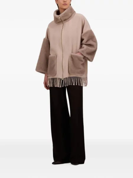 Poncho Herno cu franjuri