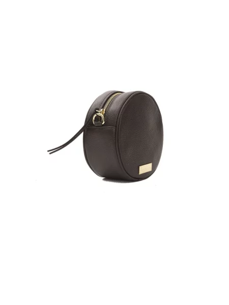 Torebka crossbody Pompei Donatella skórzana brązowa