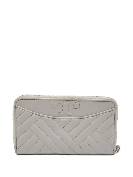 Matlasat portofel Tory Burch gri