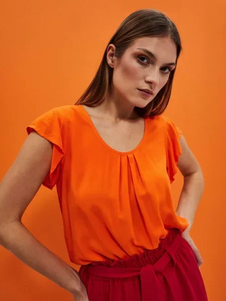 Cămașă Marisse portocaliu