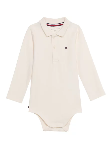 TOMMY HILFIGER Salopetă/Body natural alb