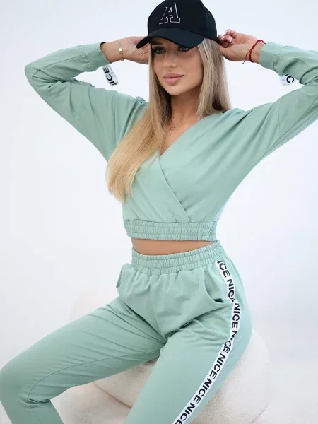 Trenirka Kesi s črtami kaki