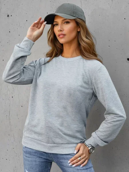 Bluza klasyczna jasnoszara Dstreet