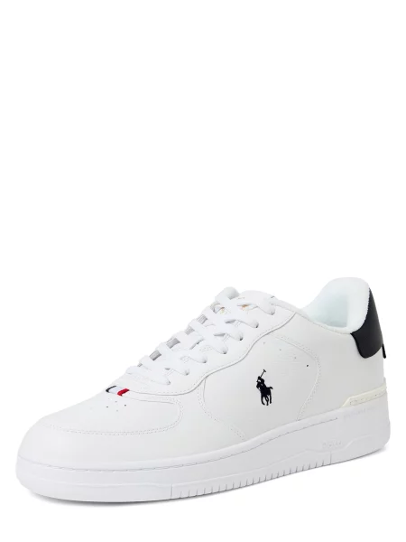 Polo Ralph Lauren sneakers din piele Mastr Ct Rib alb