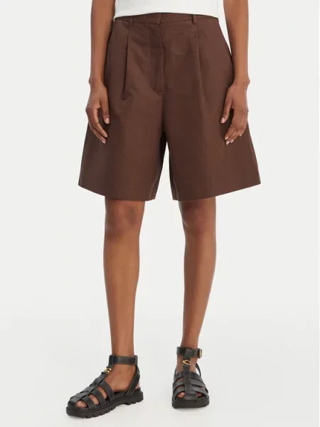 Путешествовать бермуды Weekend Max Mara коричневые