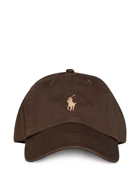 Κασκέτο Polo Ralph Lauren με αυτόγραφο καφέ