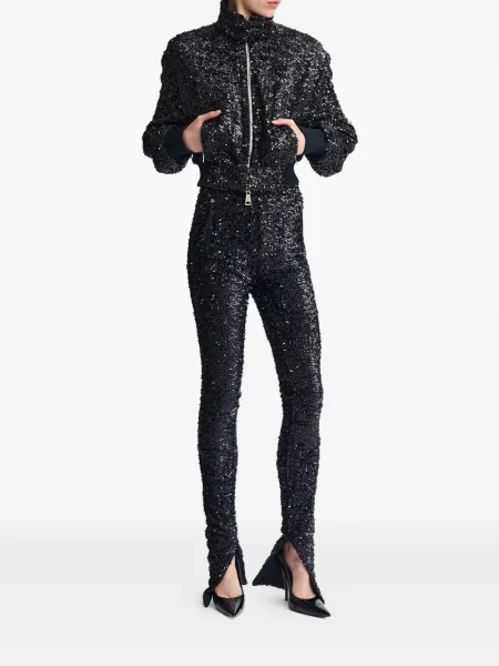 Pantaloni 16arlington cu paiete negru