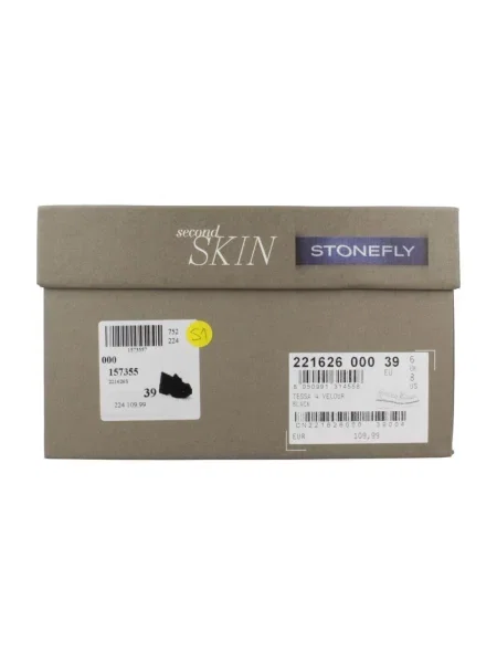 Pantofi Stonefly din velur negru