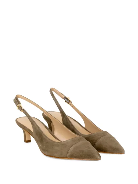 Pantofi cu toc Michael Kors slingback maro
