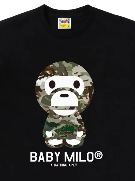 Тениска A Bathing Ape® черно