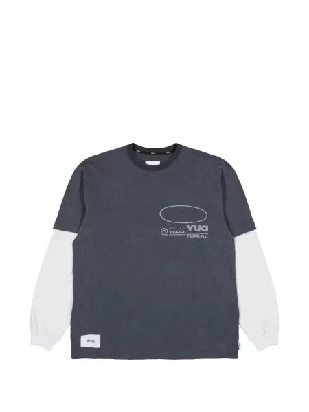 Tricou Wtaps cu imagine gri