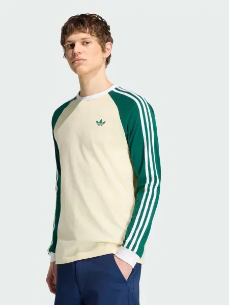 Лонгслів adidas 3 Stripes жовтий
