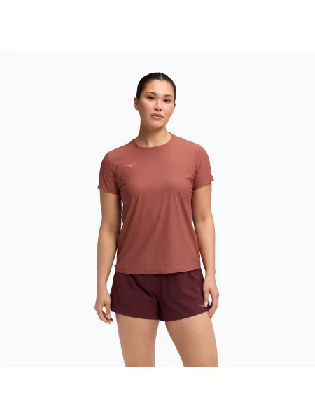 Tricou de alergare pentru femei HOKA Airolite red roșu