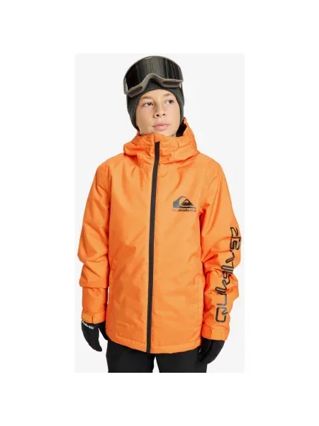 Kurtka z kapturem Quiksilver Mission 14 pomarańczowa