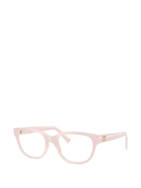 Слънчеви очила Miu Miu Eyewear с автограф розово
