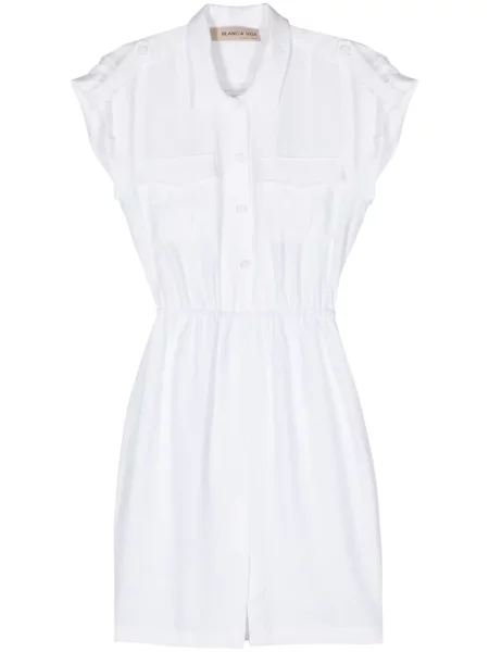 Talia sukienka koszulowa Blanca Vita biała