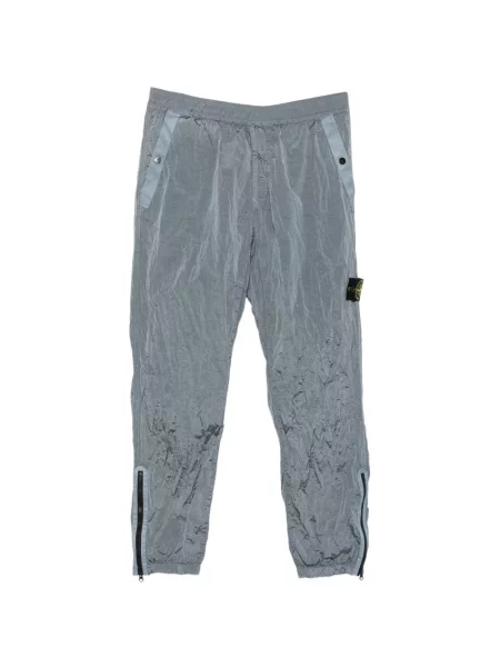 Pantaloni Stone Island cu strasuri alergare albastru