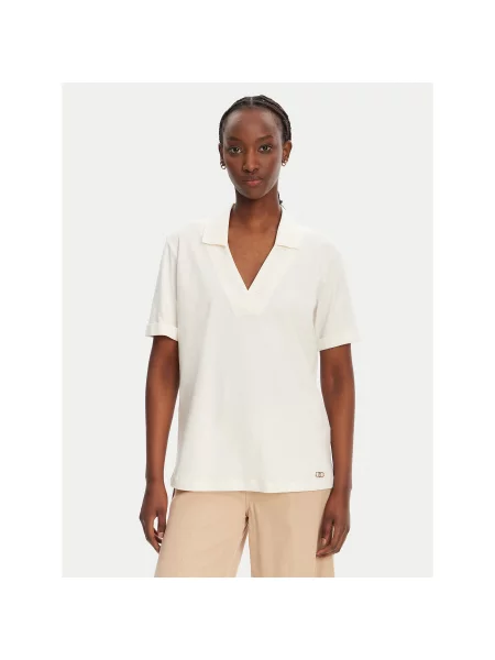 Liu Jo Sport Majica Relaxed Fit bela