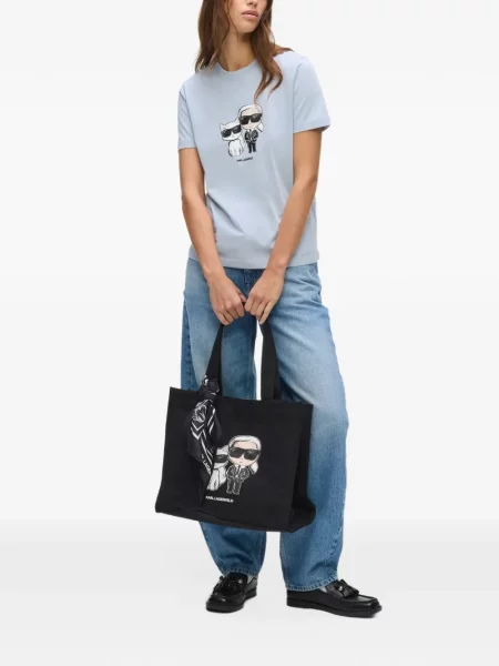 Tricou Karl Lagerfeld albastru