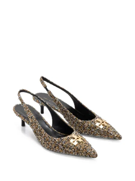 Pantofi cu toc Tory Burch slingback maro