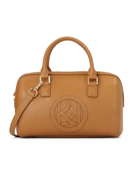 Torebka skórzana Kazar skórzana brązowa