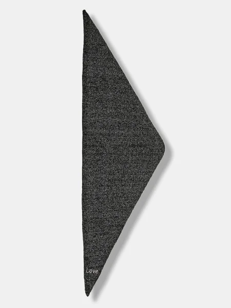 Шал Morgan с изчистен дизайн черно