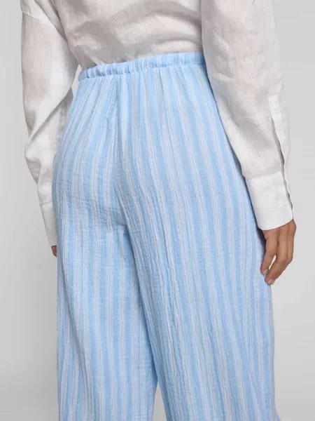 Spodnie materiałowe o kroju regular fit z czystej bawełny model ‘NANNA’ Vero Moda