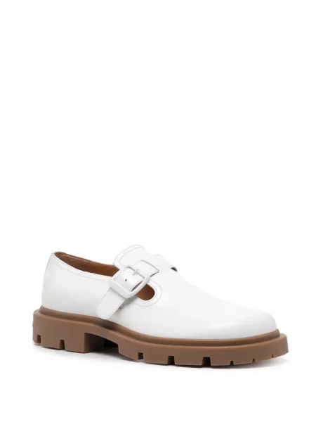 Iš natūralios odos monk batai Maison Margiela balta