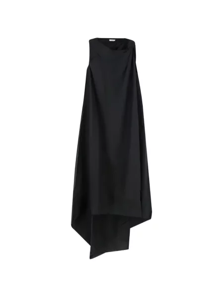 Rochie Lamrons fără mâneci asimetrică negru