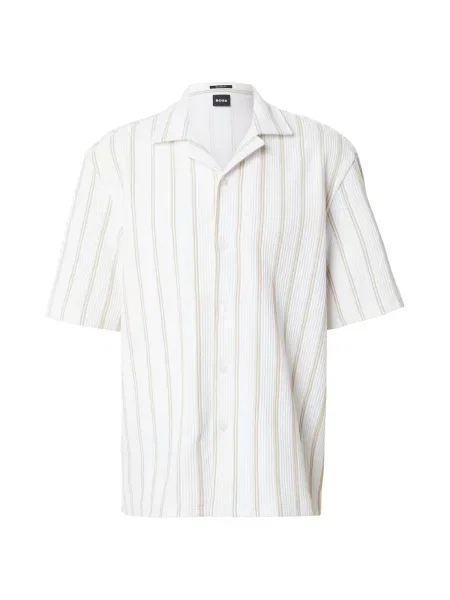 BOSS Košile velbloudí bílá