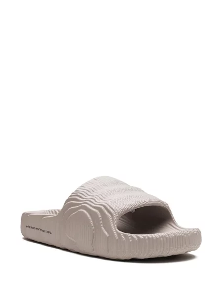 Klapki Adidas do biegania zamszowe brązowe