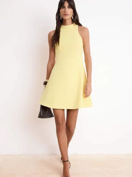 Trendyol Rochie pastel galben